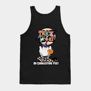 Spooky Nights: Trick or Treat on Cobblestone Feet Tank Top